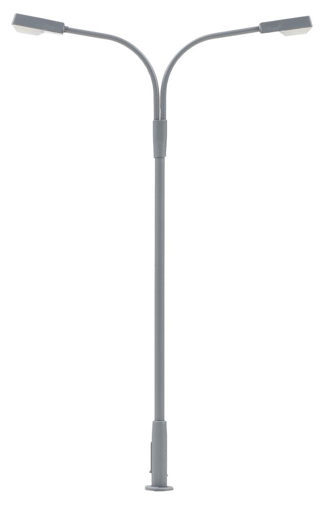 FALLER 180220 - H0 - LED-Kofferleuchte, zweiarmig, kaltweiß, Ep. IV